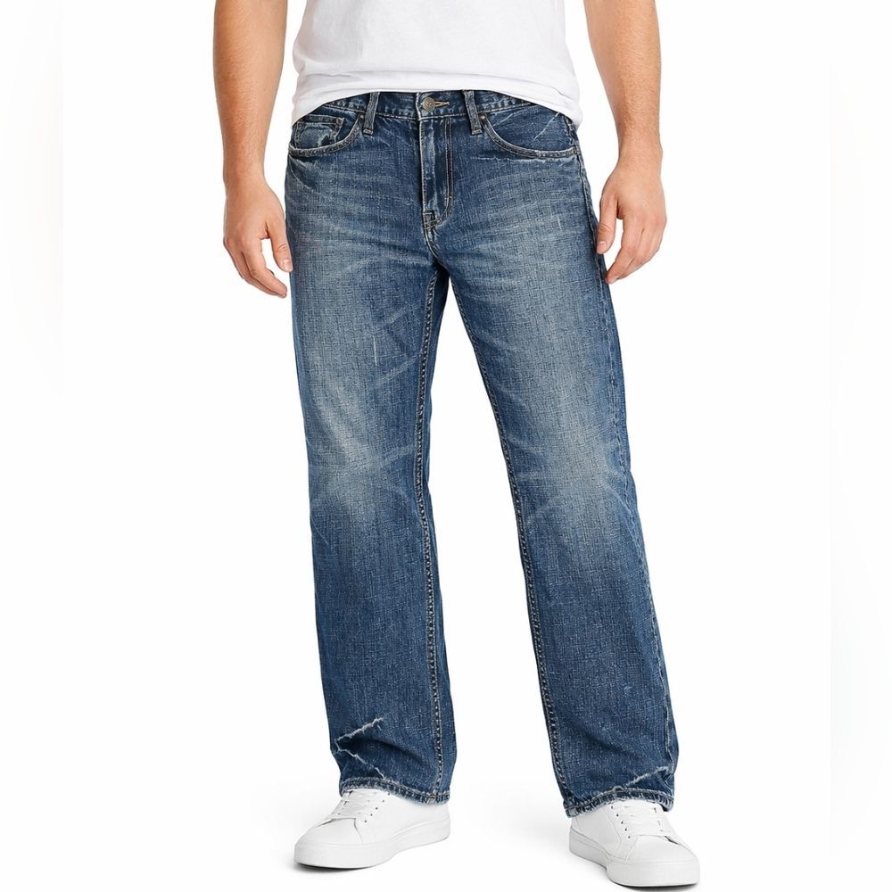 American Eagle Men’s Relaxed Fit Acid Wash Jeans Size 31x32